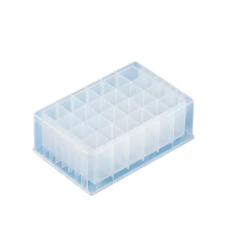 Tarson Clear Polypropylene 10 ml 24 Well Square Shape Deep Well Plate