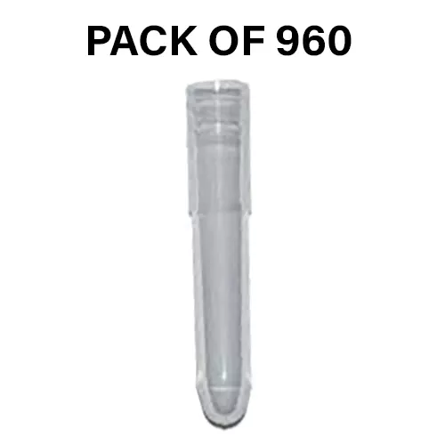 Tarson Individual Tubes Without Cap, PP Body Confirming to USP Class VI, 510084 (Pack of 960)