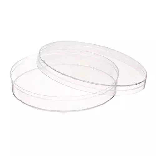WKM 50 mm Dia Clear Polypropylene Petri Dish for Chemistry Labs KTN487 (Pack of 36 Pcs)