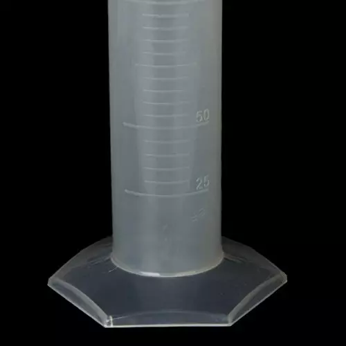 wkm-250-ml-polypropylene-measuring-cylinder-with-hex-base-kt20mc