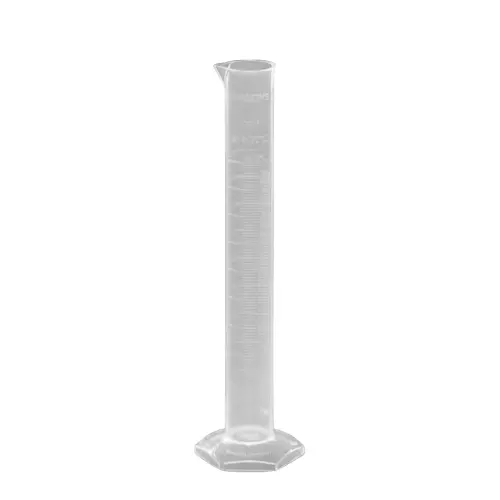 Tarson 1 L Measuring Cylinder Translucent White PMP Class B with Graduations, 346070