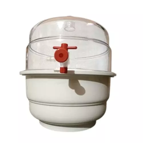 WKM 200 mm ID Polycarbonate Vaccum Dessicator with PTFE Stopcock KT39