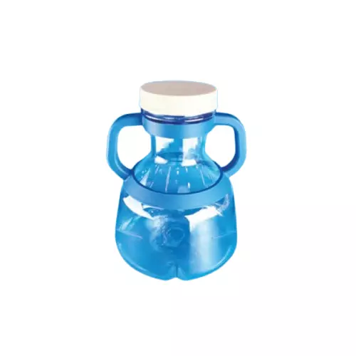 Tarson 5 L High Efficiency Erlenmeyer Cell Culture Flask Sterile Baffled Base, PC with White HDPE Closure, 446021 (Pack of 4)