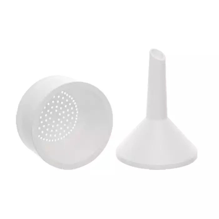 Supertek 90 mm Buchner Funnel Two Piece White PP (Polypropylene) Body, CH11113/5 (Pack of 6)