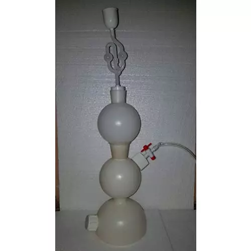 wkm-250-ml-white-polyethylene-kipps-apparataus-for-chemistry-labs-kt185ch