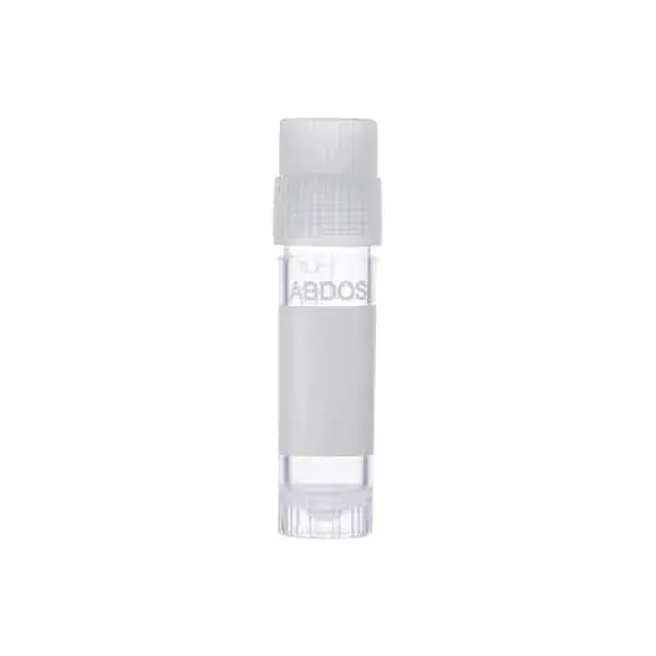ABDOS 1.8 ml Cryo Vial External Screw Thread Sterile Virgin Polypropylene Body Skirted Foot Design and –196°C to +121°C Temp. Range, P60124 (Pack of 1000)