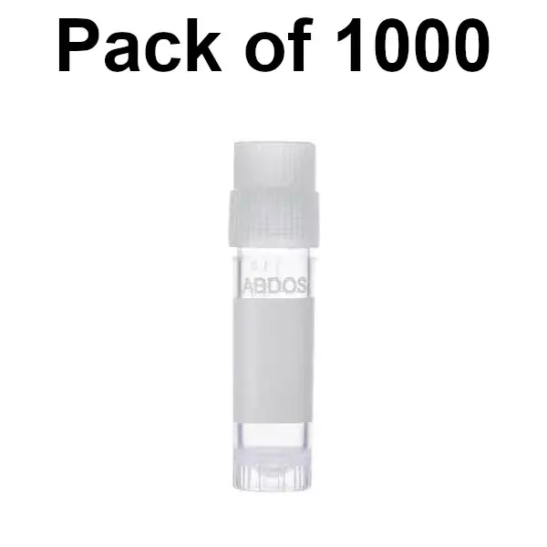abdos-18-ml-cryo-vial-external-screw-thread-sterile-virgin-polypropylene-body-skirted-foot-design-and-196c-to-121c-temp-range-p60124-pack-of-1000