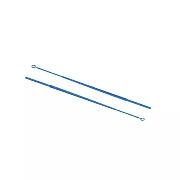 Abdos 10 µl Calibrated Soft Inculation Loop Blue Color 200 mm Length Individually Wrapped, P11980 (Pack of 500)