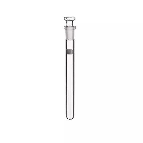 ABGIL Borosilicate Glass Test Tube Round Bottom with Stopper, 25 ml Capacity, ABG3963