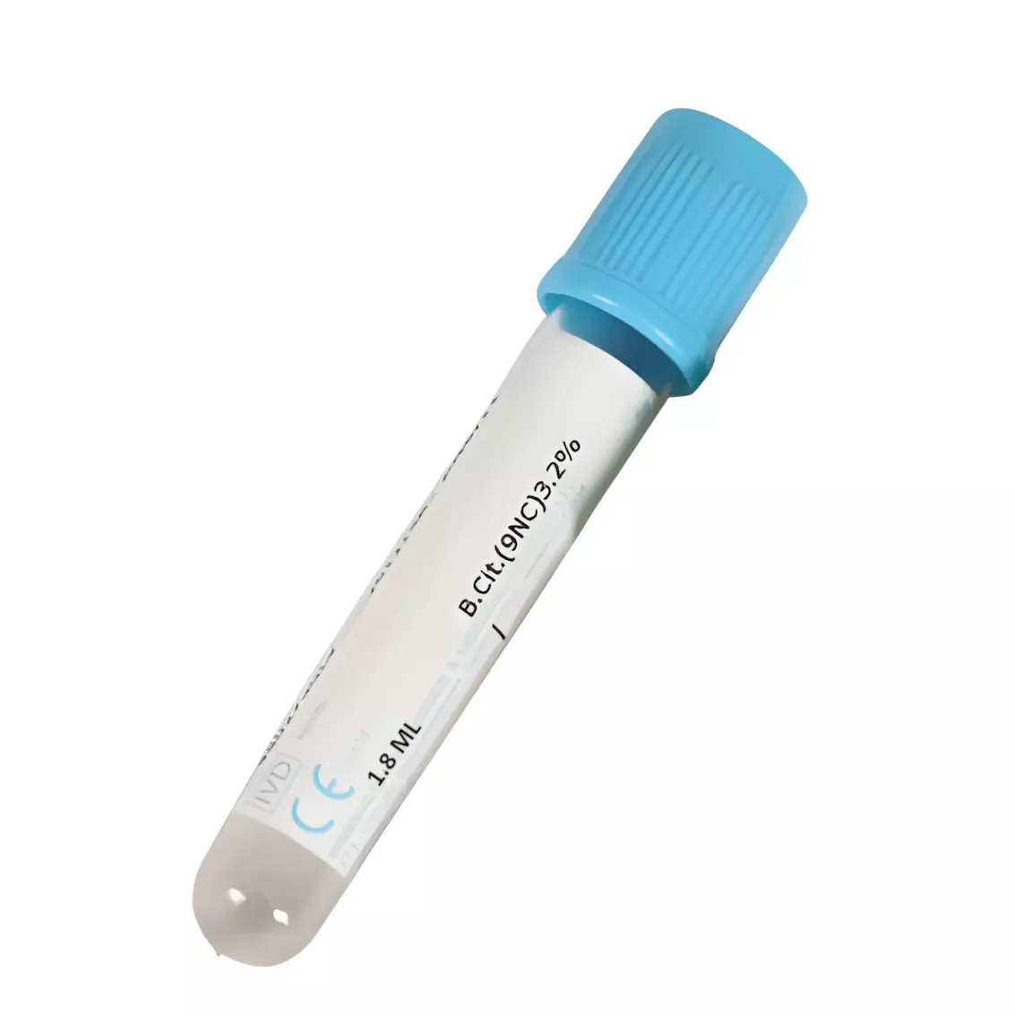 GENERIC 1.8 ml Vacuum Blood Sampling Collection Tube Sodium Citrate with Blue Cap for Plazma Collection (Pack of 100)