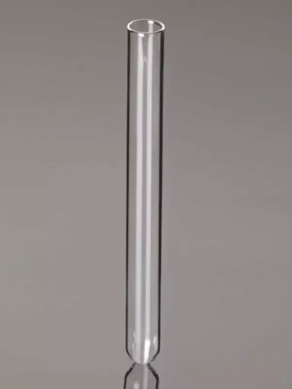 Glassco 13x100mm Boro 7.0 Glass Test Tube with Fire Polish Rim 20825.414