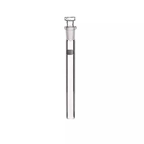 ABGIL Borosilicate Glass Test Tube Flat Bottom with Stopper, 10 ml Capacity, ABG3969