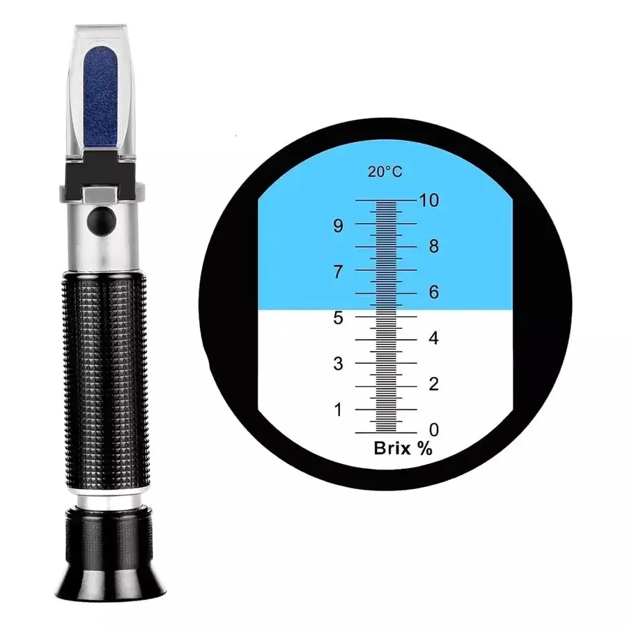 Erma 0-10 Refractometer Handheld Manual Operation, ERB-10