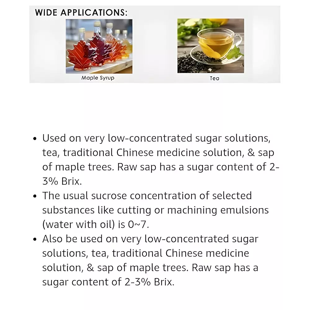 Bysafe Brix Refractometer With ATC, 0-10% Brix Range and 0.001 Division for Laboratories, WZ-V6H6-G4ST