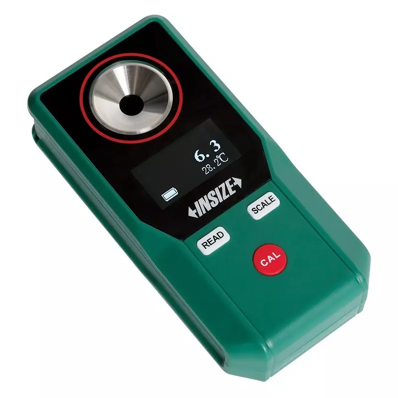 INSIZE Hydrogen Peroxide Refractometer with 0.0% to 61% Range and ±0.5% Accuracy, 5809-HP61