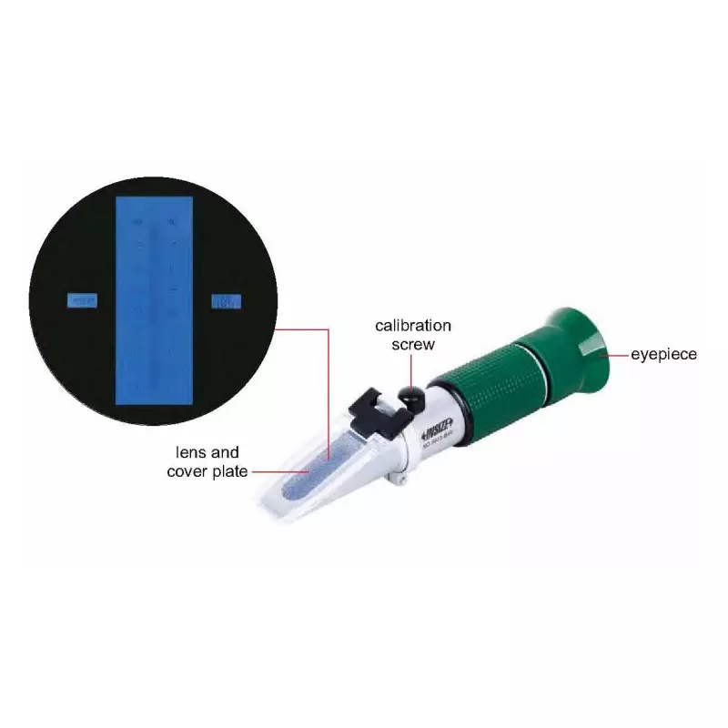 Insize Portable Refractometer 0-40 % Range, 5803-B40