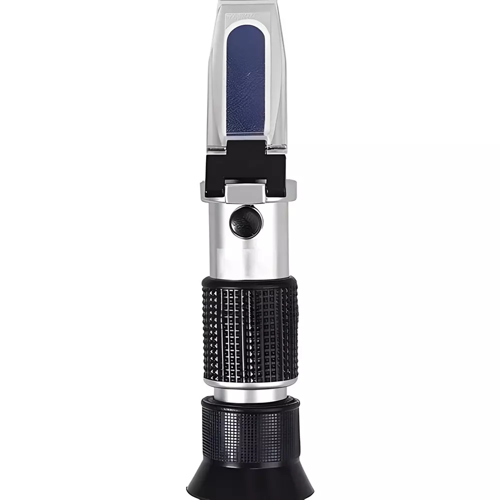 Bysafe 3-in-1 Honey Refractometer With ATC, Moisture 12-27%, Brix 58-90%, Baume 38-43% Range for Laboratories, 5J-OGJT-0D8H