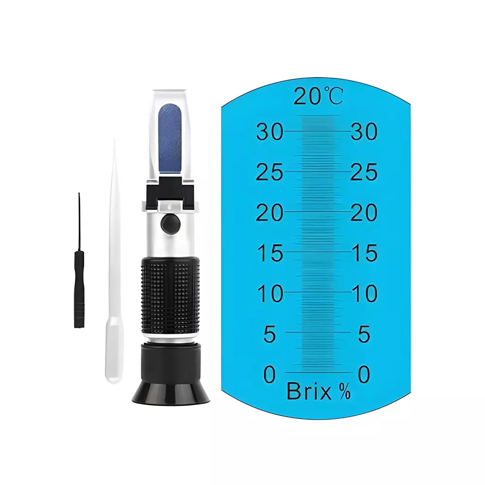 Bysafe Hand Refractometer With ATC, 0-32% Range and 0.002 Division for Laboratories, O2-KN2D-ABNY