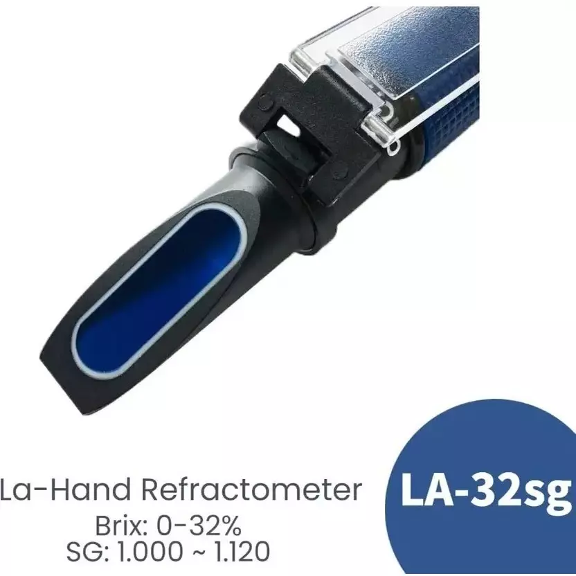 LARK Refractometer Hand Held Type 0-32% Brix Range for Measuring Sugar Content in Food Industry