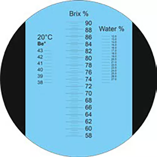 Acutek RHB Series Hand Refractometer 58 to 92% Brix (Triple Scale), RHB-92