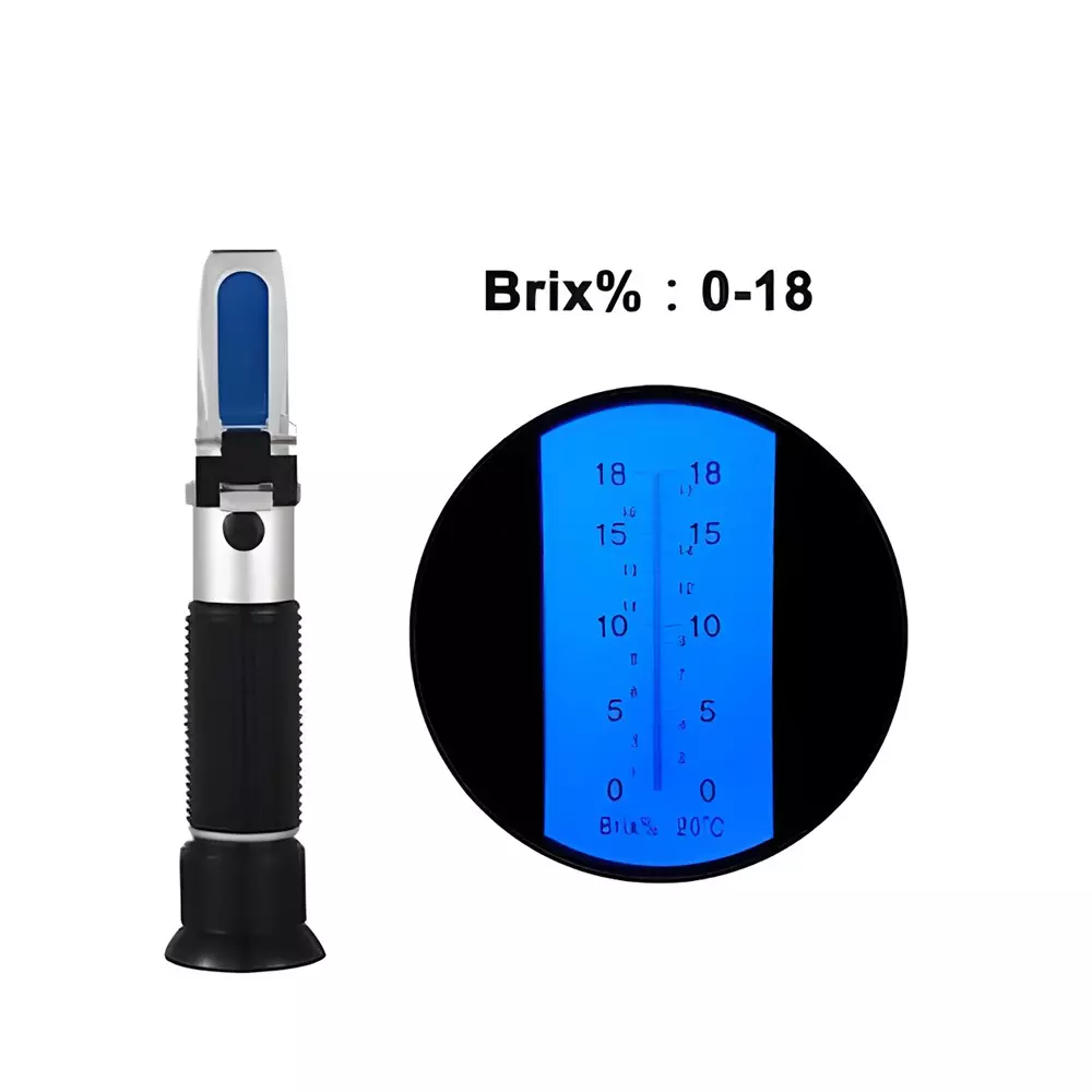 Bysafe Brix Hand Held Refractometers With ATC, 0-18% Range and 0.002 Division for Laboratories, RS-R70P-QEOW