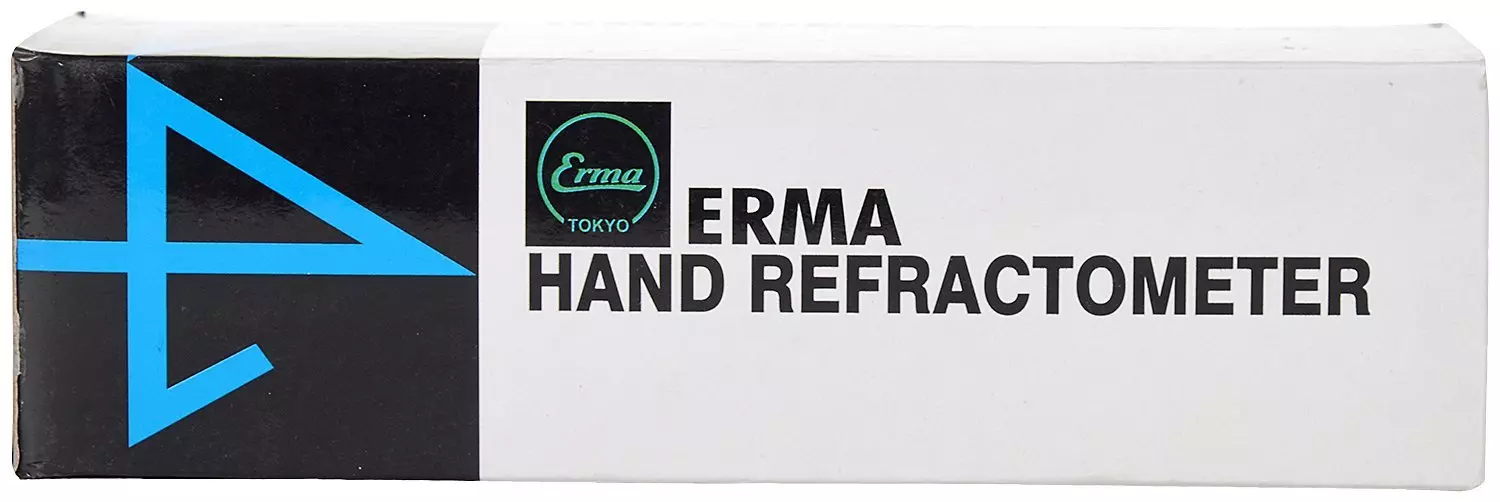 ERMA Refractometer Range : 45-82 Brix