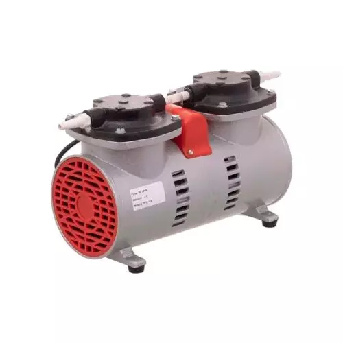 Supertek Oil Free Portable Vacuum Pump Diaphragm Type with 1/16 HP Motor Power, 15 min/in.Hg Maximum Flow and 27 inch Hg Vacuum, SDS-25-S