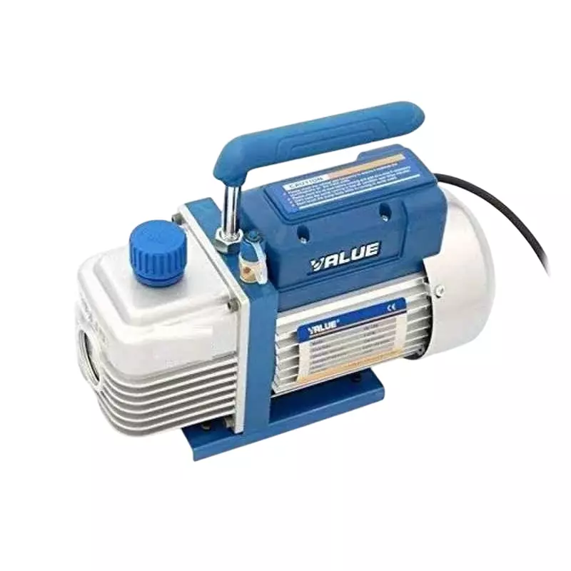 Value Double Stage Vacuum Pump 170 L/min Flow Rate 580 ml Oil Capacity 15.8 Kg, VE260N