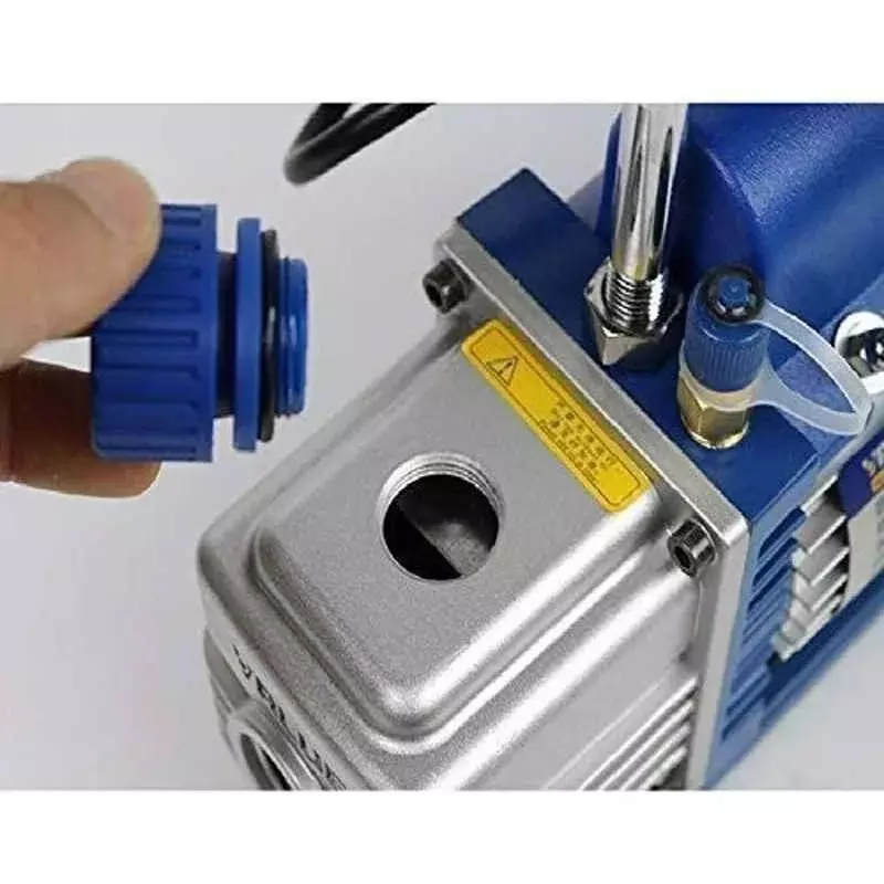 Value Double Stage Vacuum Pump 170 L/min Flow Rate 580 ml Oil Capacity 15.8 Kg, VE260N