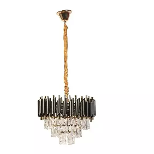 ELIANTE Torrica Cristal LED Chandlier 400 mm (16 inch) With Adjustable Colour Temperature