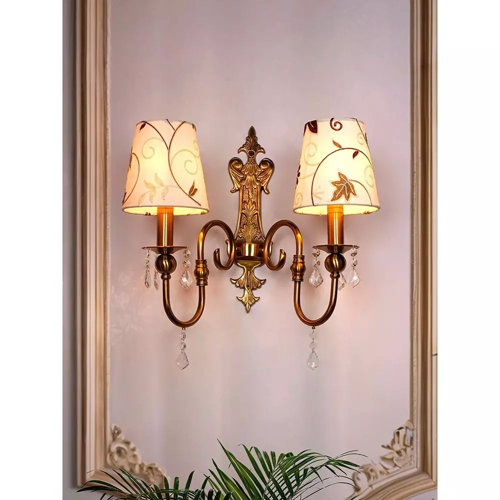 fos-lighting-wall-light-victoria-antique-brass-double-wall-sconce-with-white-kashmiri-embroidered-shades
