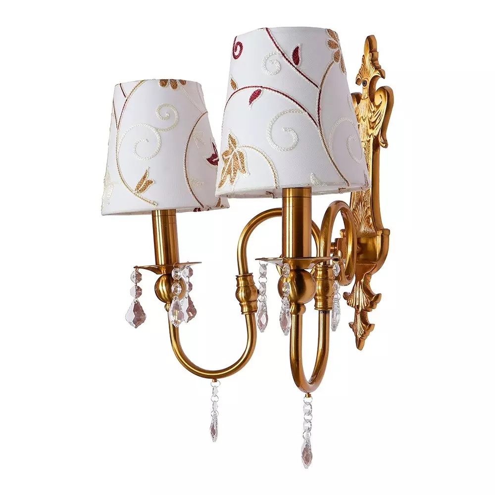fos-lighting-wall-light-victoria-antique-brass-double-wall-sconce-with-white-kashmiri-embroidered-shades