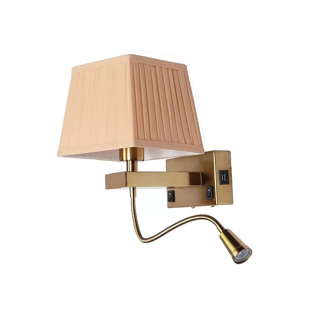 fos-lighting-wall-light-modern-bedside-reading-led-wall-sconce-with-usb-charger-dual-light-beige-pleated-shade