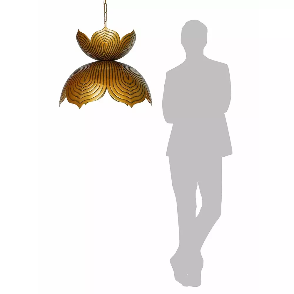 fos-lighting-hanging-light-auspicious-renge-lotus-24-inch-pendant-light--antique-brass-finish