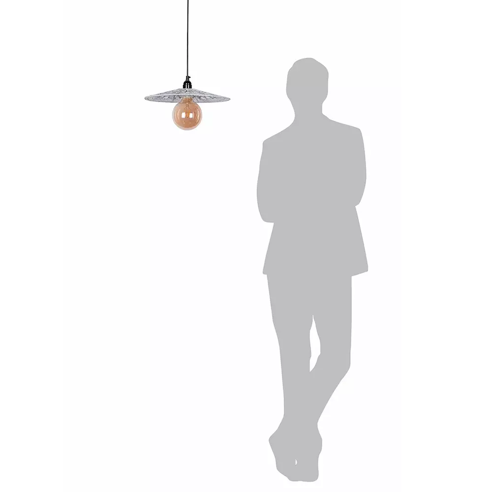 fos-lighting-hanging-light-white-knitted-wire-woven-disc-pendant-light