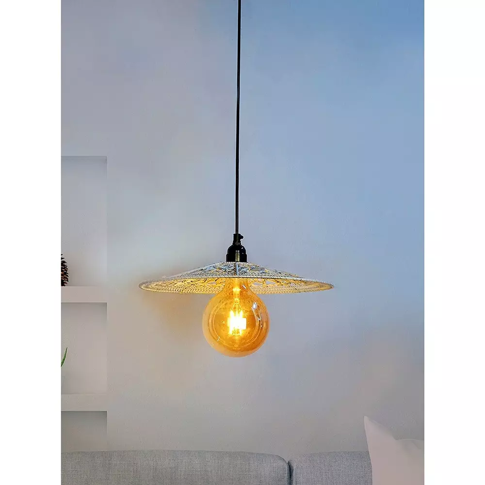 fos-lighting-hanging-light-white-knitted-wire-woven-disc-pendant-light