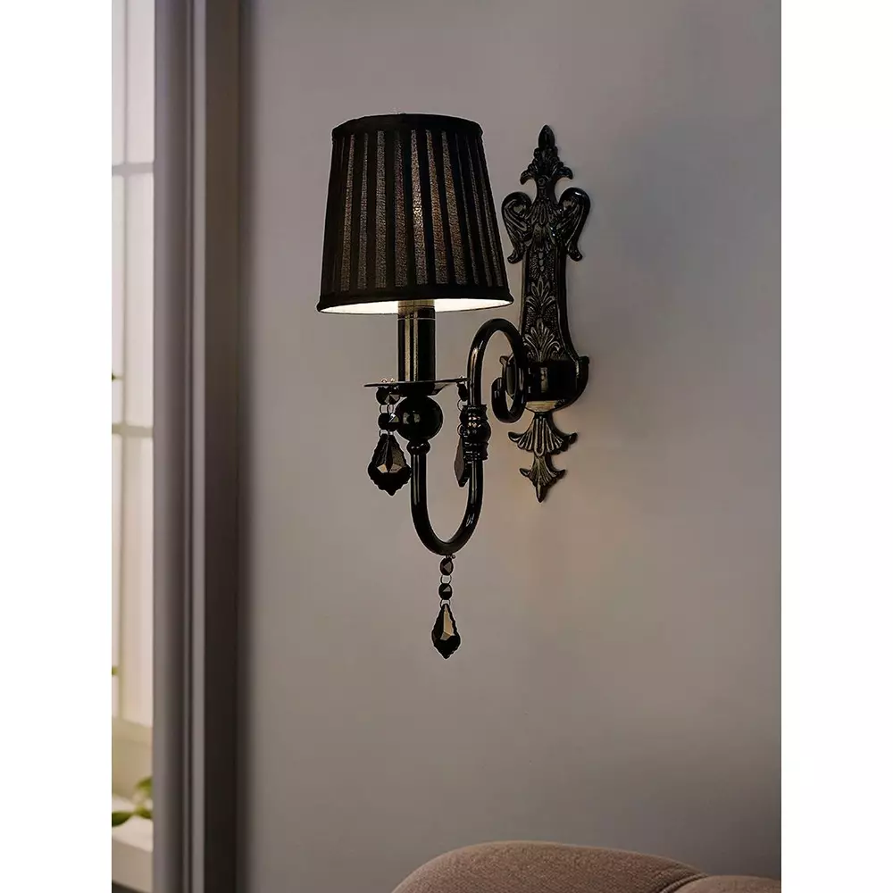 fos-lighting-wall-light-black-crystal-wall-sconce-with-pleated-black-shades