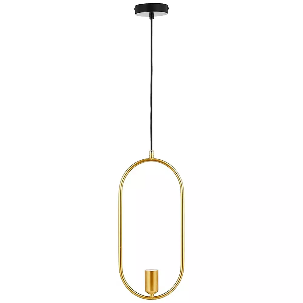 Havells Illumina Pendant 1LS, E27 Base Cap in Gold Color, LHFIAWD1TN1T007 (Without Bulb)
