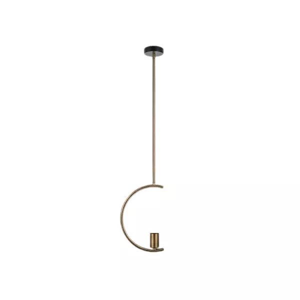 Havells Questo Pendant 1LS, E27 Base Cap in Gold Color, LHFIAYD1TN1T007 (Without Bulb)