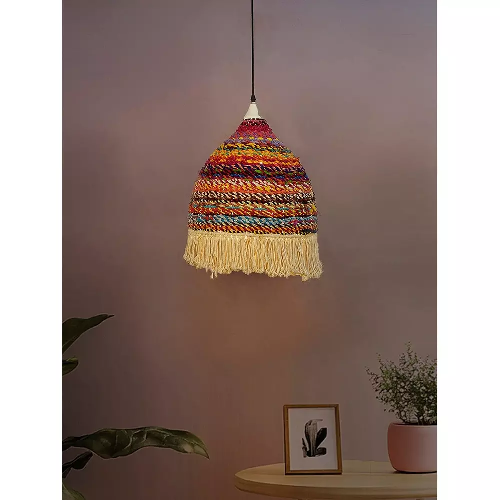fos-lighting-hanging-light-multicolored-repurposed-fabric-macrame-dome-pendant-lamp