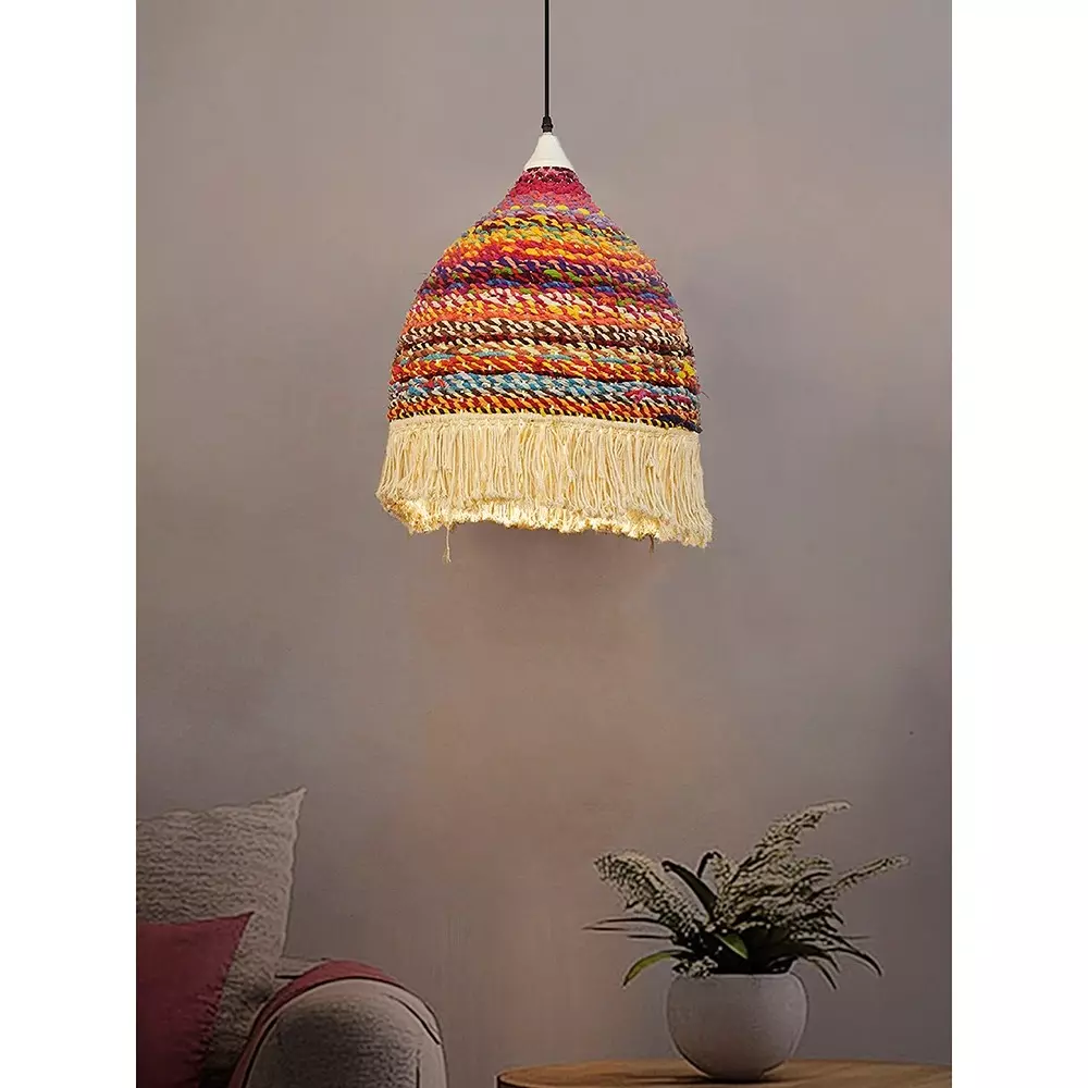 fos-lighting-hanging-light-multicolored-repurposed-fabric-macrame-dome-pendant-lamp