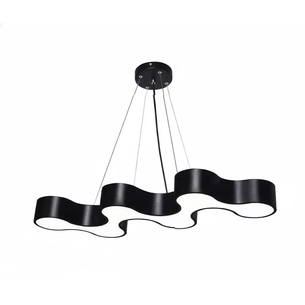 ALT Amoeba Pendant Hanging Light Black Body Color 36 W White Light Color, AMOEBA 900
