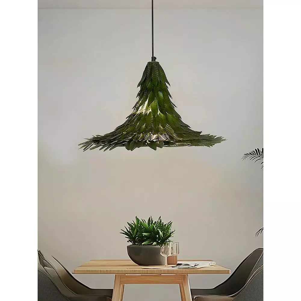 fos-lighting-hanging-light-green-leaves-trumpet-pendant-light