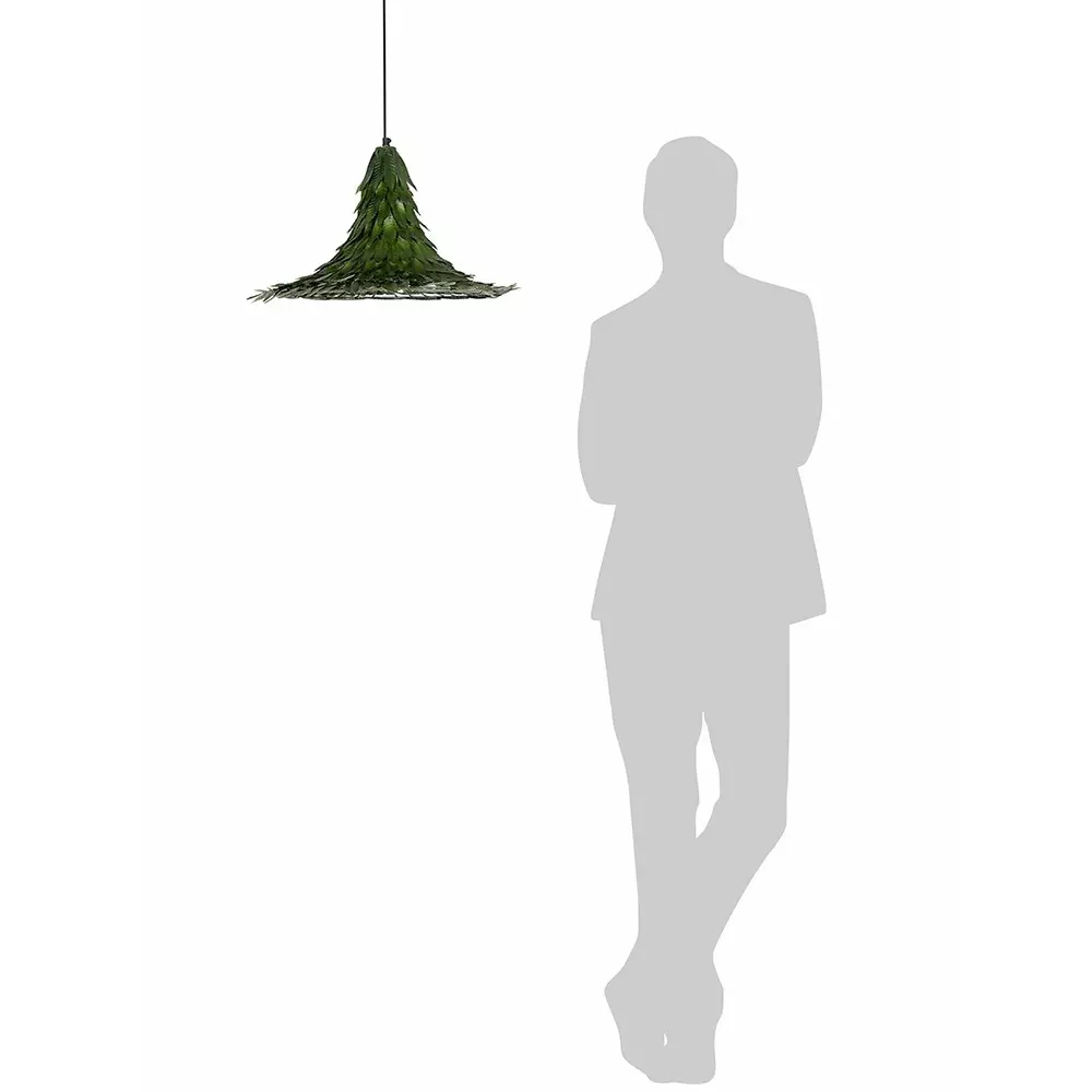 fos-lighting-hanging-light-green-leaves-trumpet-pendant-light