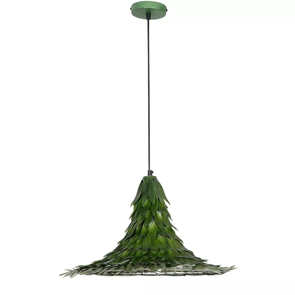 fos-lighting-hanging-light-green-leaves-trumpet-pendant-light