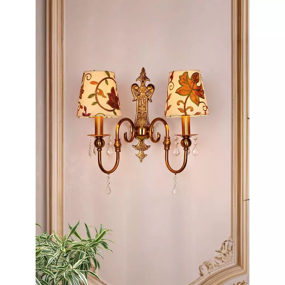 fos-lighting-wall-light-victoria-antique-brass-double-wall-sconce-with-kashida-shades