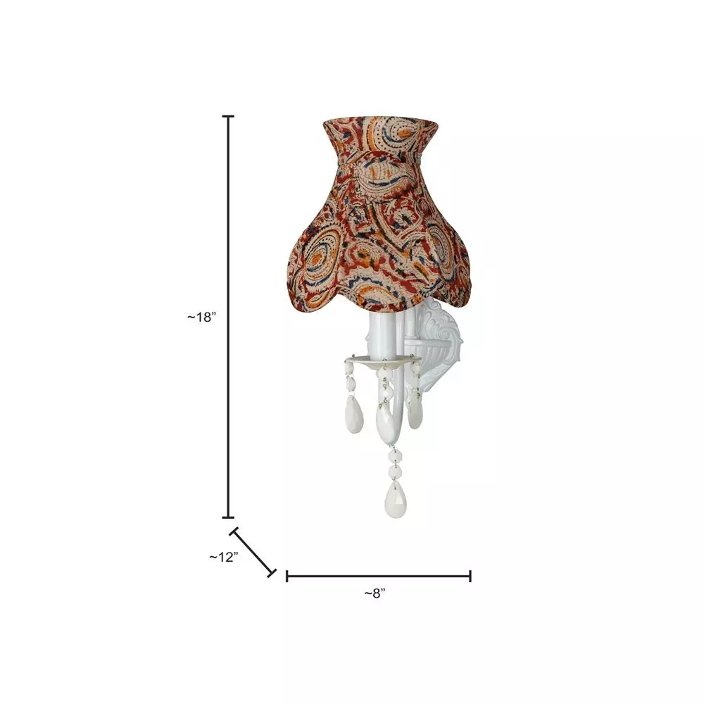 fos-lighting-wall-light-white-wall-sconce-with-kalamkari-shade-and-crystals