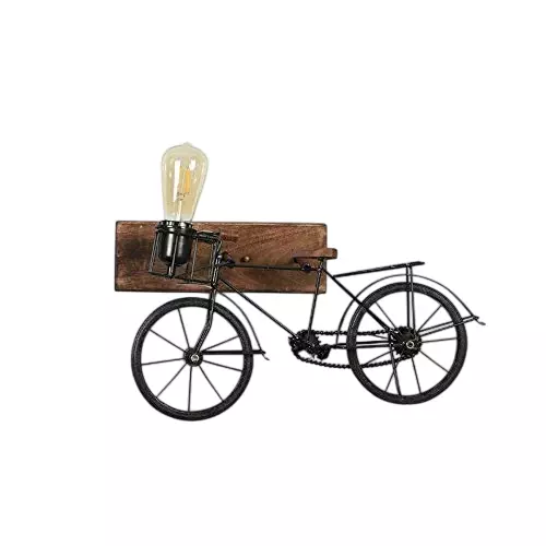 ELIANTE Hanging Ceiling Pendant Light Wood AC Ceiling Mount Without Bulb, Antique Cycle