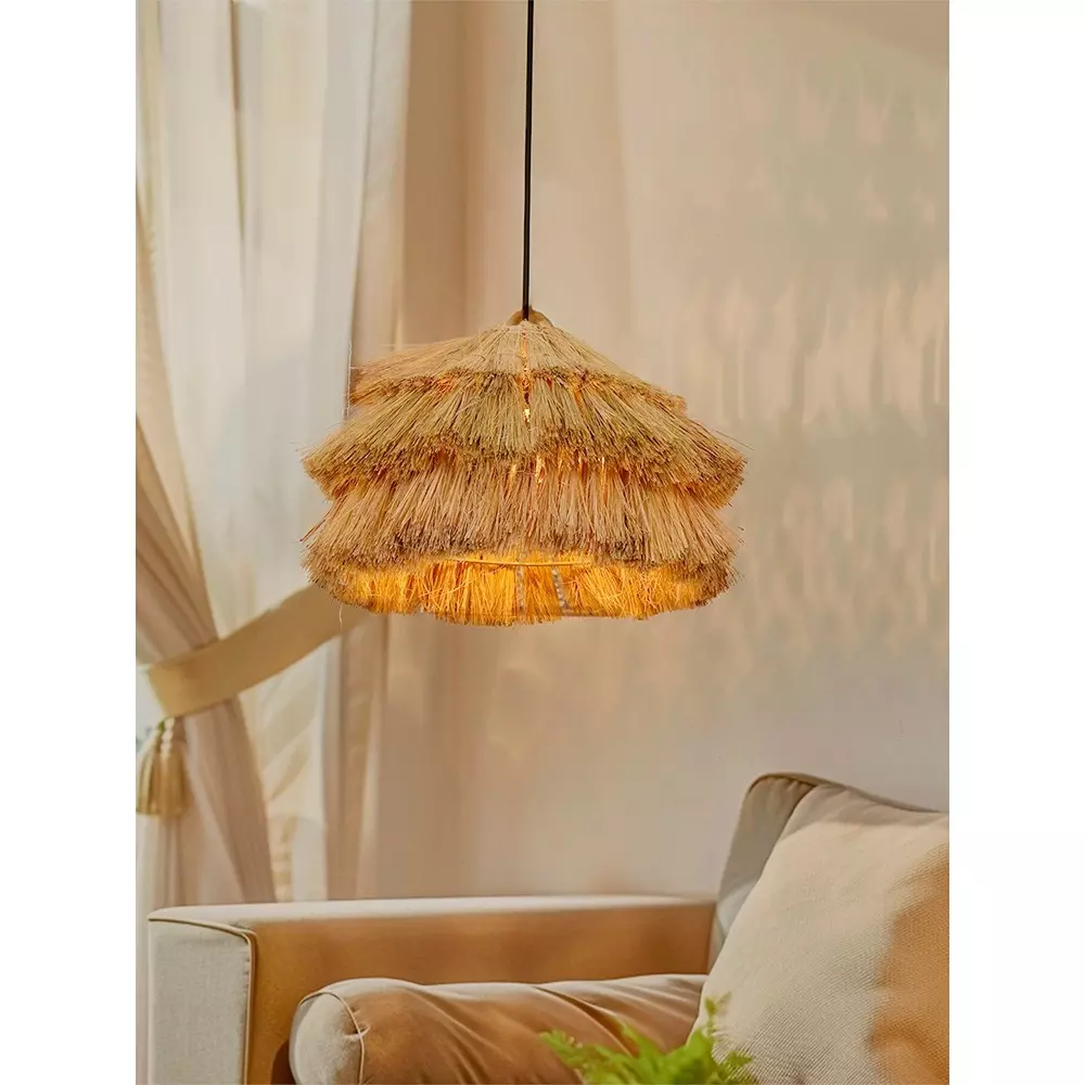 fos-lighting-hanging-light-bohemian-glow-fringed-munja-hay-14-inch-pendant-light-adds-rustic-charm-modern-flair