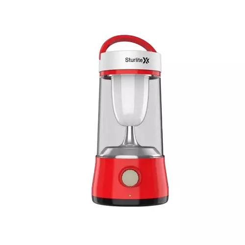 Sturlite ELVEO Dimmable Lantern Upto 10 Hours Backup with 2000 li-Ion mAh Battery, LG-0226-5W